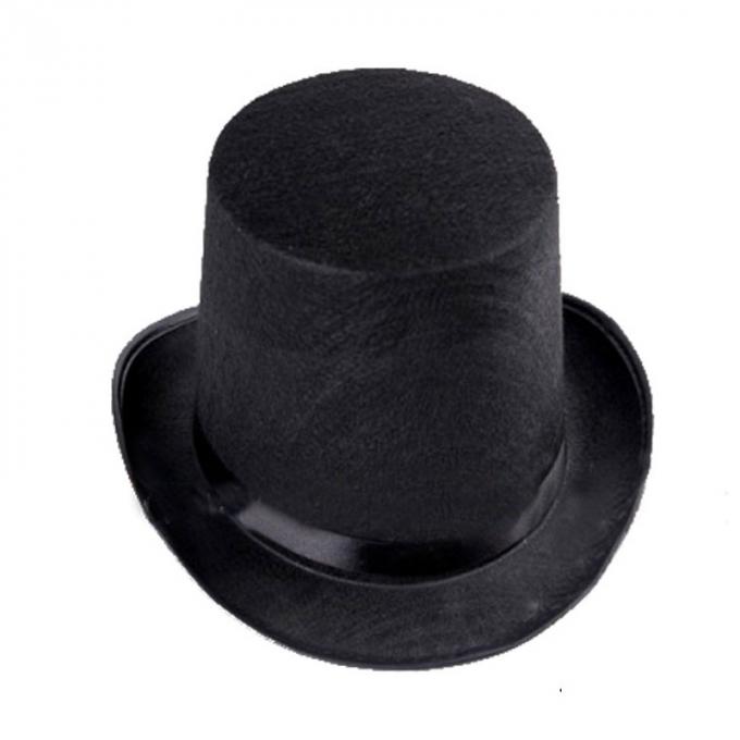 क्लासिक हार्ड टॉप टोपी, 100% शुद्ध ऊन स्टीमपंक शीर्ष टोपी