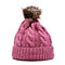 58 सेमी परिधि बुना हुआ बीन टोपी जैक्वार्ड स्टाइलिश सर्दियों के टोपी महिलाओं के लिए