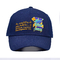 फ्रंट पैनल निर्मित छह-पैनल बेसबॉल टोपी के साथ मिलान कपड़े रंग सिलाई