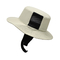 फोल्डेबल बिग ब्रिम सादा बोनी टोपी कपास कस्टम बाल्टी टोपी स्ट्रिंग के साथ