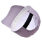 मध्य मुकुट के साथ खाली छह पैनल बेसबॉल टोपी पॉलिएस्टर 4 मिलान कपड़े रंग eyelet कस्टम लोगो