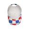 सफेद रंग उच्च बनाने की क्रिया एन ब्रिम कपास टवील बेसबॉल टोपी अनुकूलित रंग / आकार