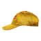 सुंदर पीला साटन बेसबॉल कैप, सूर्य संरक्षण के लिए सिटी स्पोर्ट कैप्स