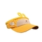 बच्चों के लिए पीली गर्मियों में बच्चों को सूरज टोपी का छज्जा रंगीन बंदर पशु टोपे टोपी