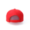 लाल रस्सी नायलॉन स्नैपबैक कैप हैट कस्टम मेड अनस्ट्रक्चर्ड प्लेन ब्लैंक
