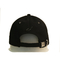 स्फटिक लोगो छोटे बेसबॉल टोपी / नई शैली महिलाओं काले कपास टवील टोपी टोपी