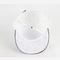 आदमी के लिए फैशन व्हाइट फ्लैट बिल 5 पैनल स्पॉट कैप कस्टमाइज्ड 3 डी रबर लोगो हिप हॉप कैप