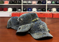 Custom made Bling metal thread ACE embroidery flower printing 6panel  baseball caps hats