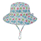 बच्चा बच्चा प्लेड प्रतिवर्ती सूर्य संरक्षण पशु टोपी बाल्टी टोपी