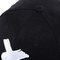धातु बकसुआ के साथ छह पैनल 8 सेमी लंबी फ्लैट ब्रिम स्नैपबैक टोपी