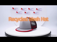 उच्च स्थायित्व कंट्रास्ट सिलाई फ्लैट एज मेष कैप