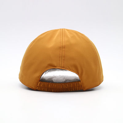 कस्टम 6 पैनल कशीदाकारी बेसबॉल कैप्स घुमावदार सीमा 56CM