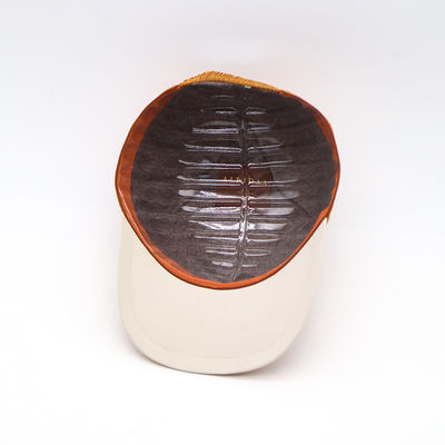 कस्टम 6 पैनल कशीदाकारी बेसबॉल कैप्स घुमावदार सीमा 56CM