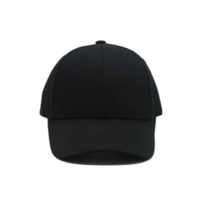 काले फ्लैट कढ़ाई बेसबॉल टोपी धातु स्वयं कपड़े बकसुआ टोपी