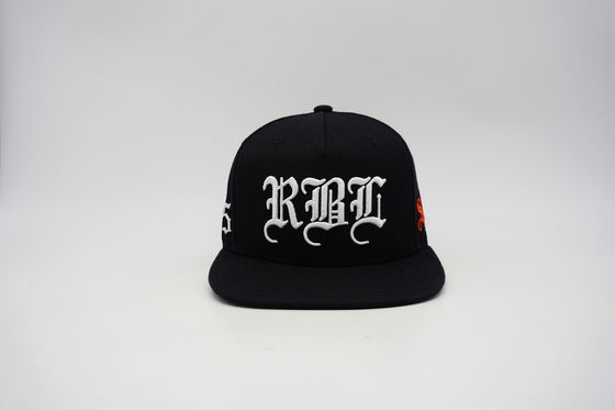 पुरुषों के लिए कस्टम फ्लैट ब्रिम स्नैपबैक सलाम फ्लैट बिल बेसबॉल कैप