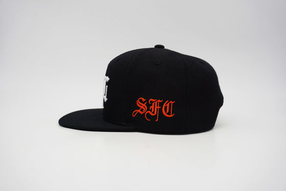 पुरुषों के लिए कस्टम फ्लैट ब्रिम स्नैपबैक सलाम फ्लैट बिल बेसबॉल कैप