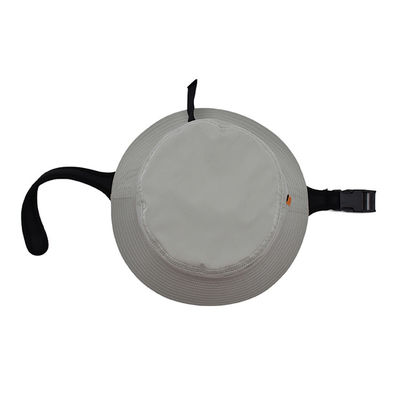 बोटिंग टूरिज्म फिशिंग के लिए जेनेरिक लाइटवेट सर्फ बकेट हैट चिन स्ट्रैप वाइड ब्रिम