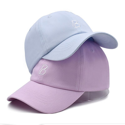 6 पैनल मेन्स एम्ब्रॉएडर्ड बेसबॉल हैट्स एडजस्टेबल प्लेन बेसबॉल कैप फैशन