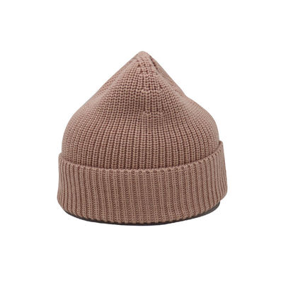 OEM ऐक्रेलिक पॉलिएस्टर बुना हुआ बेनी टोपी 58 सेमी परिधि