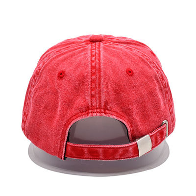 सांस लेने योग्य पॉलिएस्टर स्पोर्ट्स डैडी हैट्स हैंड वॉश समायोज्य बंधन