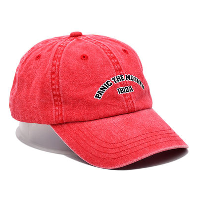 सांस लेने योग्य पॉलिएस्टर स्पोर्ट्स डैडी हैट्स हैंड वॉश समायोज्य बंधन