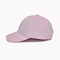 6 पलकें 6 पैनल बेसबॉल टोपी के साथ निर्मित फ्रंट पैनल गुलाबी रंग