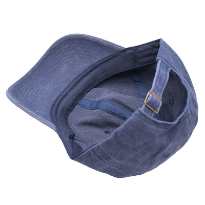 अनस्ट्रक्चर्ड फ्रंट पैनल छह पैनल बेसबॉल कैप के साथ 6 eyelets अपने लोगो अनुकूलित कर सकते हैं