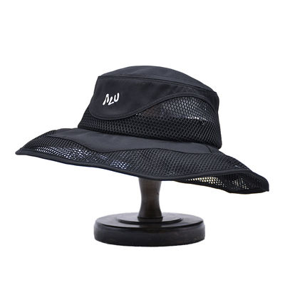 उच्च गुणवत्ता कस्टम कढ़ाई मुद्रित धूप का चश्मा बाल्टी डाइविंग टोपी बड़े किनारे मछली पकड़ने टोपी