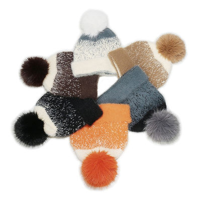 Wholesale Luxury Pom Pom Beanies Manufacturer Custom Fisherman Beanie Hat Winter