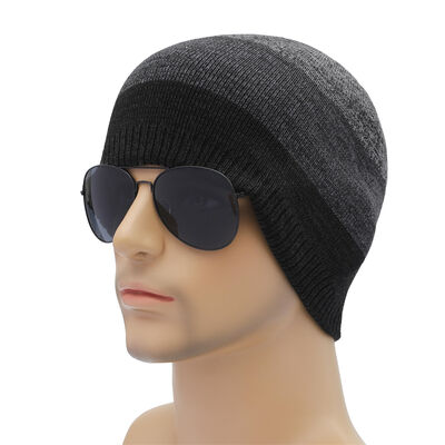 यूनिसेक्स बीन यूनिवर्सल साइज सर्दियों के गर्म बुना हुआ टोपी पुरुषों महिलाओं के लिए कस्टम लोगो बीन थोक