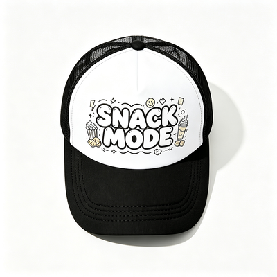 Curved 6 Panel Trucker Cap Plastic Snapback Closure Customized Ideal for Campaigns Team Uniforms and Casual Wear