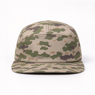 With Lining Durable Construction Lightweight Breathable 5 Panel Camper Hat and 5 Panel Camp Cap for Outdoor Enthusiasts