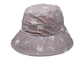 अनुकूलित मुद्रण गुलाबी सूरज ब्लॉक चंदवा वयस्क महिला बाल्टी टोपी