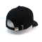 लड़कों और लड़कियों के लिए कस्टम ठोस काले रबर मुद्रित बेसबॉल कैप्स टोपी