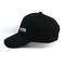 लड़कों और लड़कियों के लिए कस्टम ठोस काले रबर मुद्रित बेसबॉल कैप्स टोपी