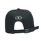 पुरुषों की धातु बकसुआ टोपी काले पशु कैप्स कस्टम कशीदाकारी लोगो पैच बेसबॉल टोपी