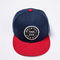 OEM 100% कपास फ्लैट ब्रिम बेसबॉल कैप कोरियाई हिप हॉप कैप